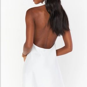 Show Me Your MuMu Jasmine Halter Dress.